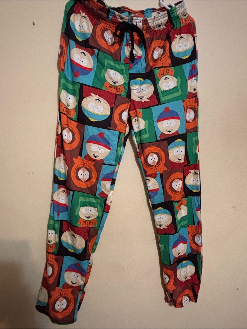 Cartoon Character Print Lounge Pants - Multicolor